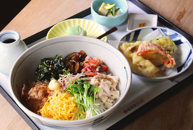 米粉冷やしぶっかけ麺ランチ